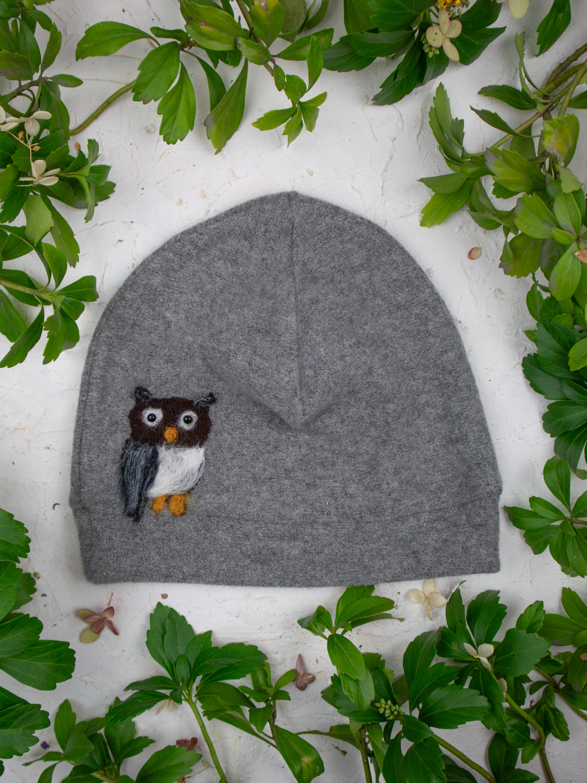 Owl Cashmere Hat - Child - BIG FRENCHIES