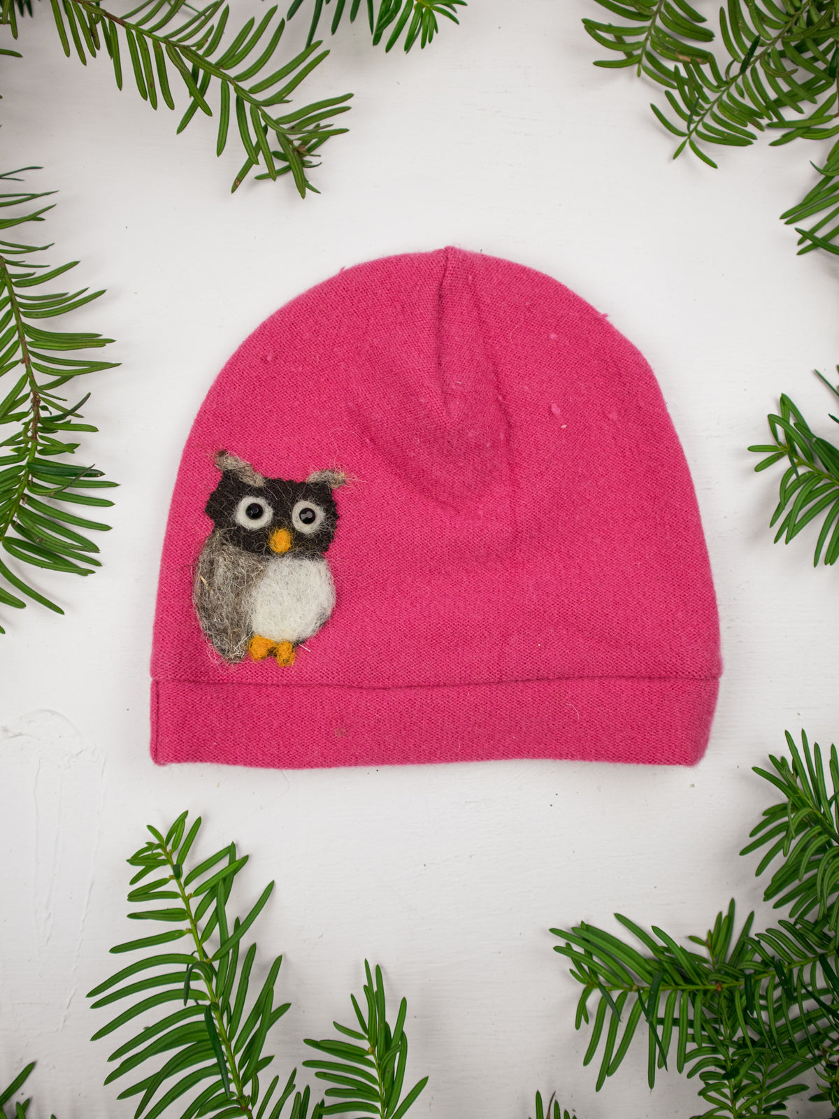 Owl Cashmere Hat - Child - BIG FRENCHIES