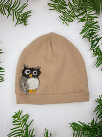 Owl Cashmere Hat - Child - BIG FRENCHIES
