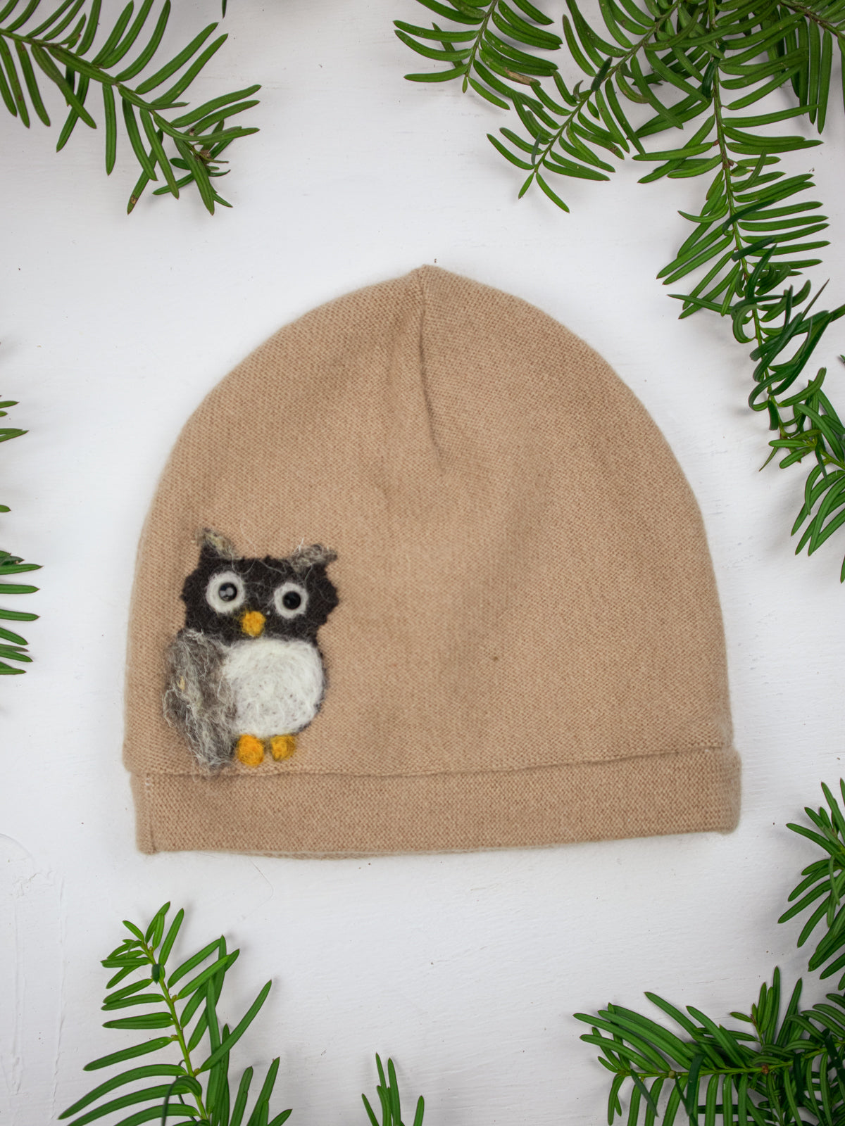 Owl Cashmere Hat - Child - BIG FRENCHIES