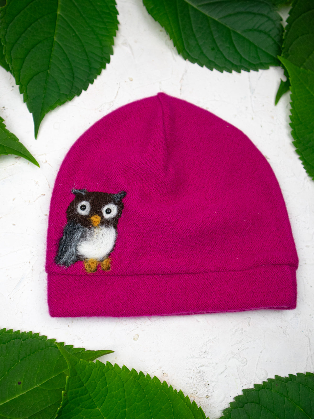 Owl Cashmere Hat - Child - BIG FRENCHIES