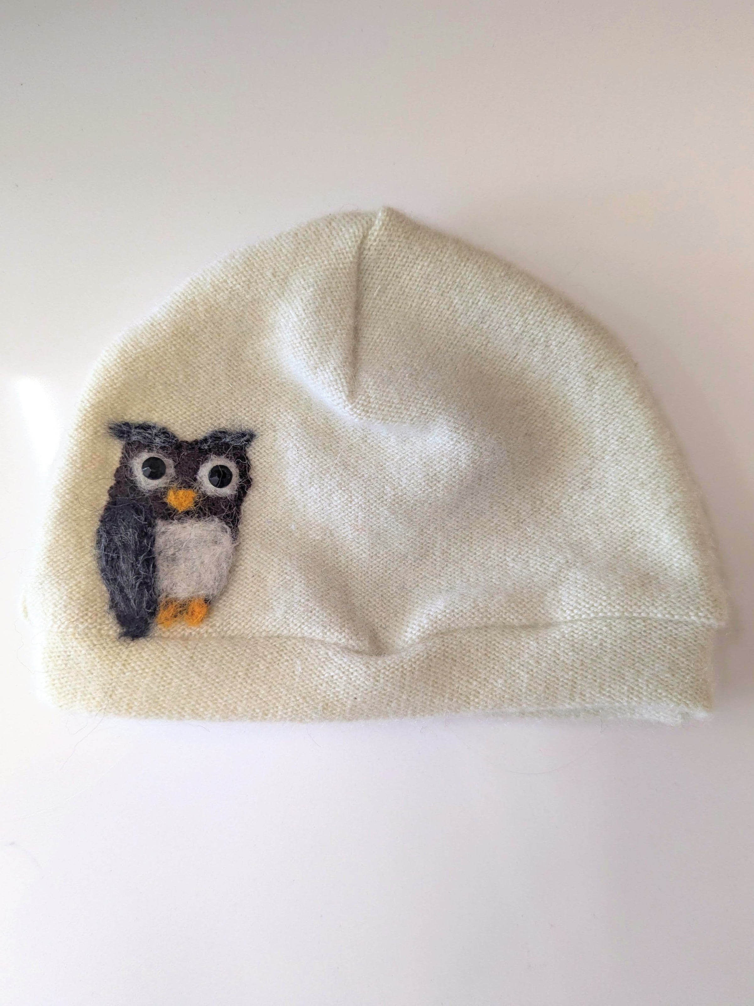 Owl Cashmere Hat - Child - BIG FRENCHIES
