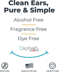 Oxyfresh Advanced Pet Ear Cleaner for Dogs & Cats Sting-Free 8 oz