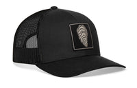 Oyster Shell Trucker Hat  |  Black Oyster Snapback