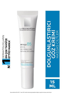La Roche Posay Hyalu B5 Eye Cream - Anti-Wrinkle, Hyaluronic Acid Eye Care for Sensitive Skin, 0.51 fl oz