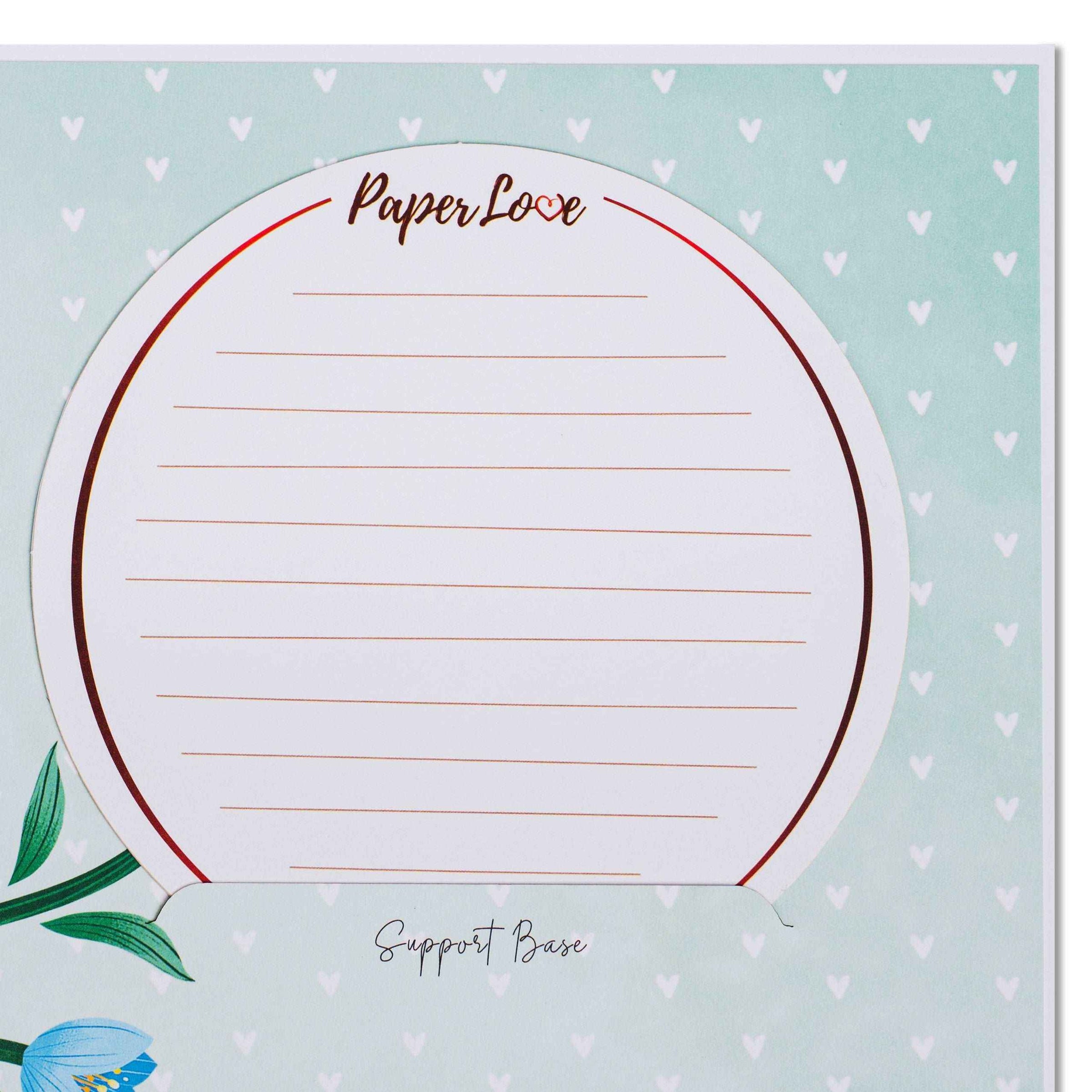 HugePop Blissful Flower Bouquet Pop Up with Detachable Paper Flower