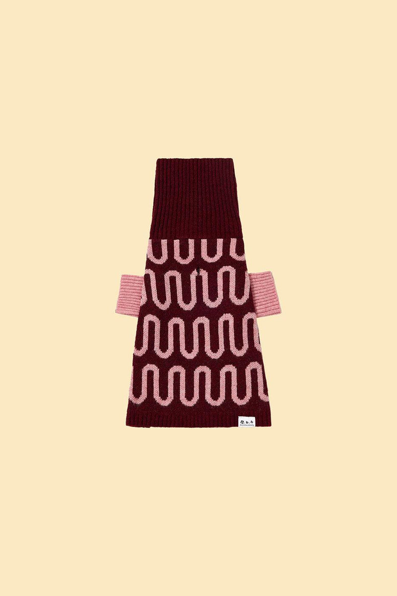 Rosé Bliss Sweater-Pet Apparel-BIG FRENCHIES-BarkBarkBaby