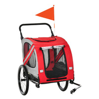 2-In-1 Pet Bike Trailer Stroller - BIG FRENCHIES