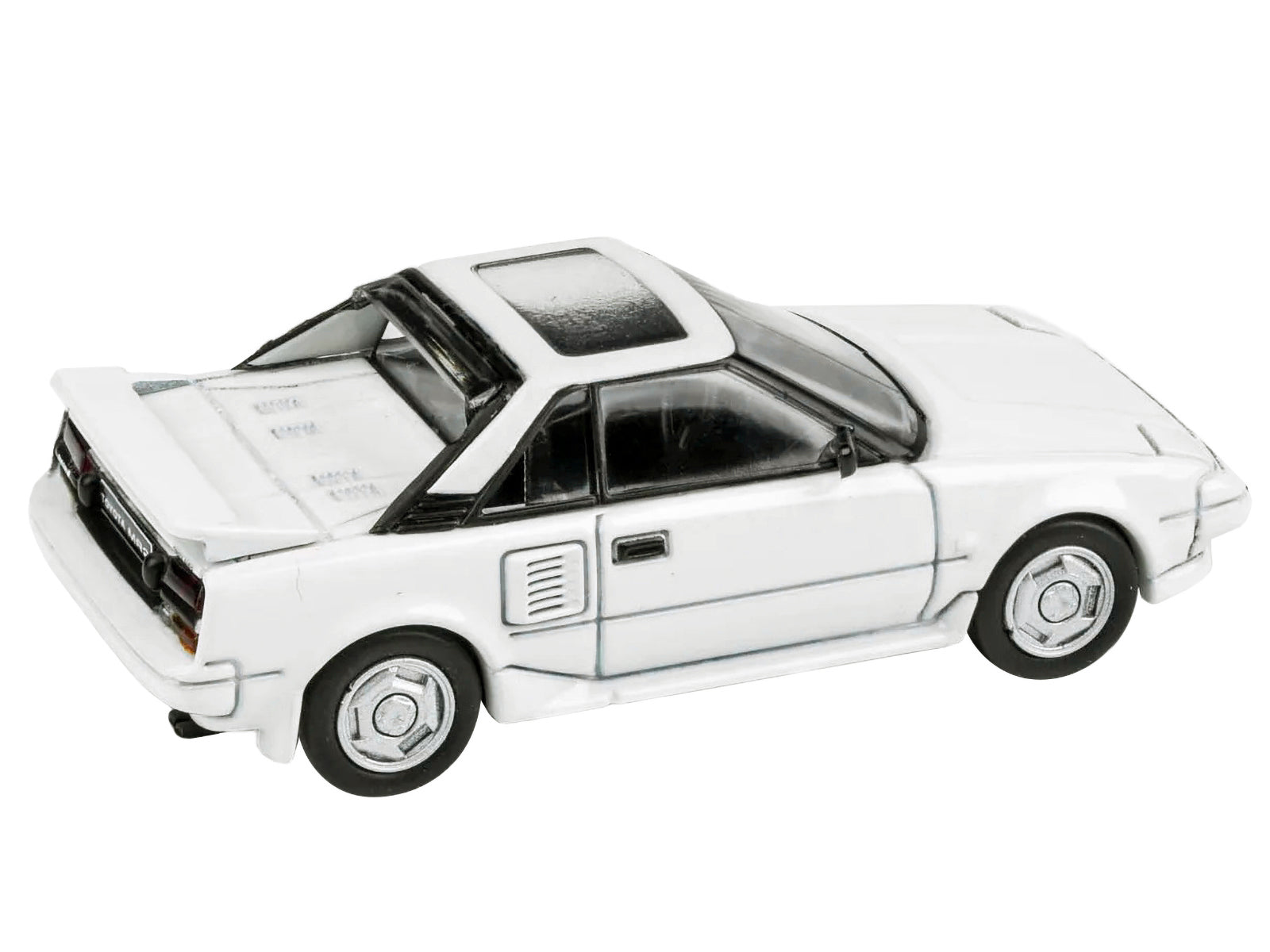 1985 Toyota MR2 MK1 Super White with Sunroof 1/64 Diecast Model Car by Paragon Models - BIG FRENCHIES