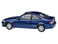 1999 Honda Civic Coupe Electron Blue Pearl Metallic with Sunroof 1/64 Diecast Model Car by Paragon Models