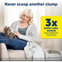 PetSafe ScoopFree Clumping Self-Cleaning Litter Box with Automatic Rake and Waste Bin