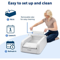 PetSafe ScoopFree Clumping Self-Cleaning Litter Box with Automatic Rake and Waste Bin