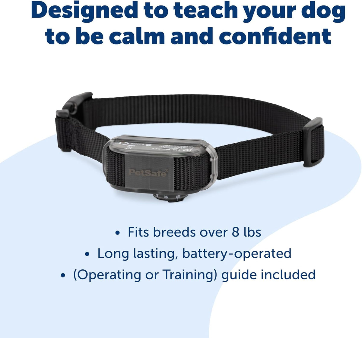 PetSafe Vibration Bark Control Collar, 10 Vibration Levels, Waterproof, Fits Necks up to 28 in