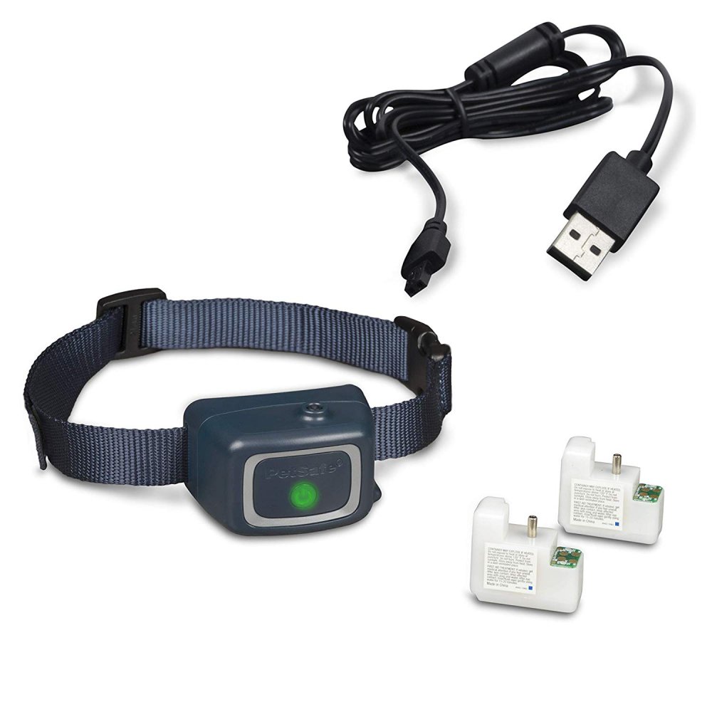 PetSafe Rechargeable Spray Bark Collar PBC00-16368 with Citronella & Unscented Cartridges, Dogs 8 lb+