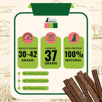 All-Natural Beef Sausage Dog Treats – Premium Chews Packed with Protein & Nutrients – 6 Inches (25/Case) - BIG FRENCHIES