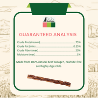Braided Collagen Stick Dog Treats for Joint Health - 12-Inch Standard (4-Pack) - BIG FRENCHIES