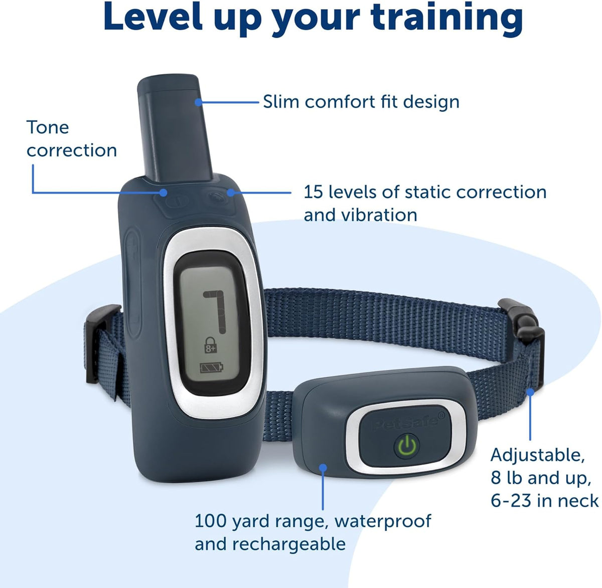 PetSafe 100 Yard Lite Remote Trainer, Short-Range Tone, Vibration & Static Training for Small to Medium Dogs