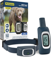PetSafe 900 Yard Remote Trainer, Long-Range Tone, Vibration & 15 Static Levels with Backlit Remote