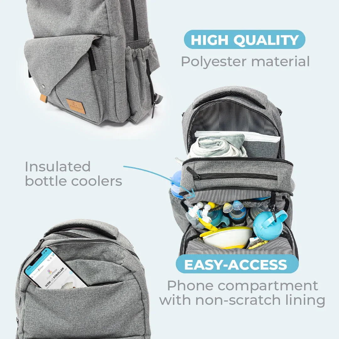 Primo Passi PerTutti Baby Backpack Diaper Bag - BIG FRENCHIES
