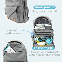 Primo Passi PerTutti Baby Backpack Diaper Bag - BIG FRENCHIES