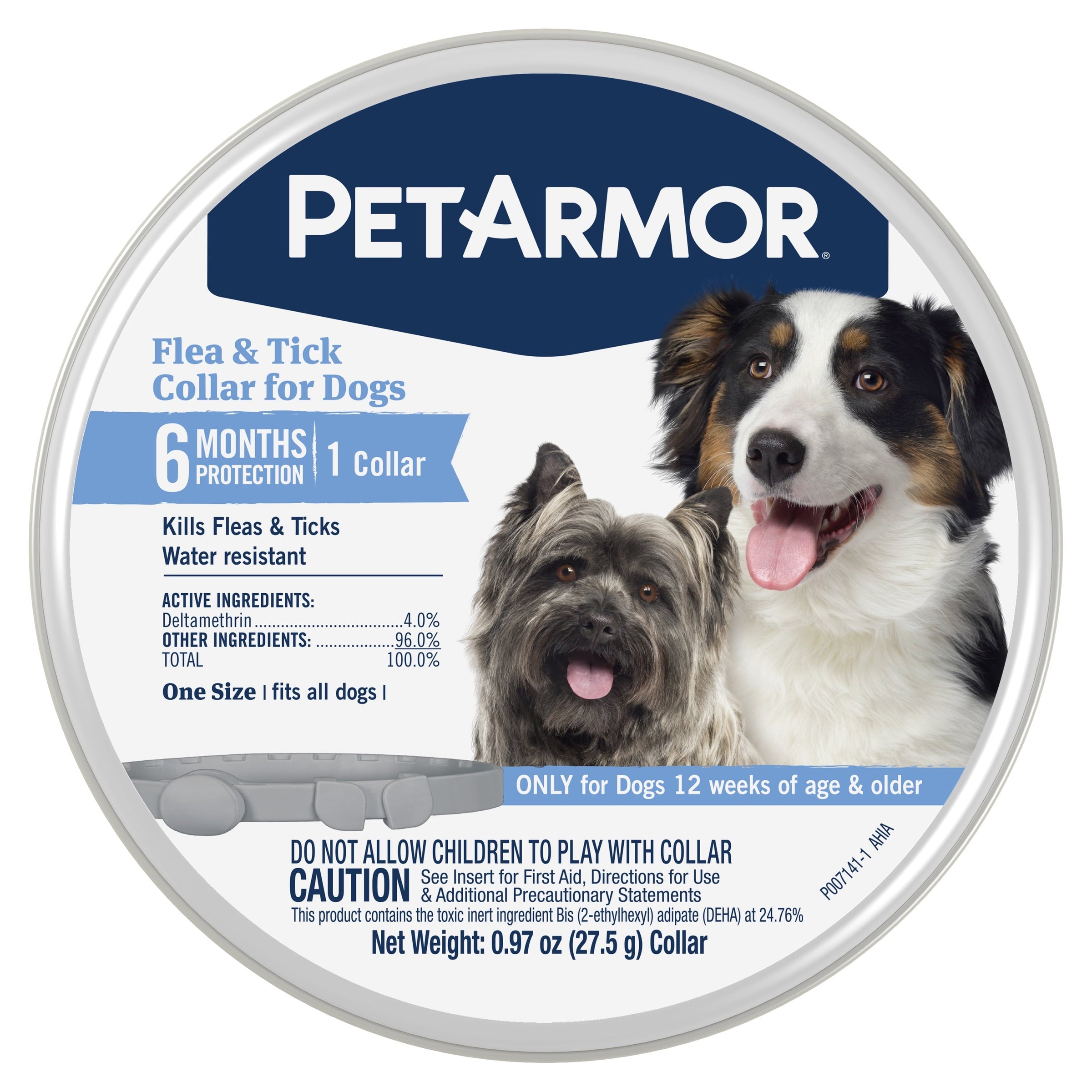 Ultimate Flea & Tick Protection Collar for Dogs - One Size Fits All, Lasts 6 Months - BIG FRENCHIES