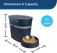PetSafe Smart Feed Wi-Fi Automatic Dog and Cat Feeder PFD00-16828 with App Control and Low Food Alerts