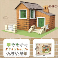 Children Build A House Bricks Assembled Toys - # BOT&G512510001 - BIG FRENCHIES
