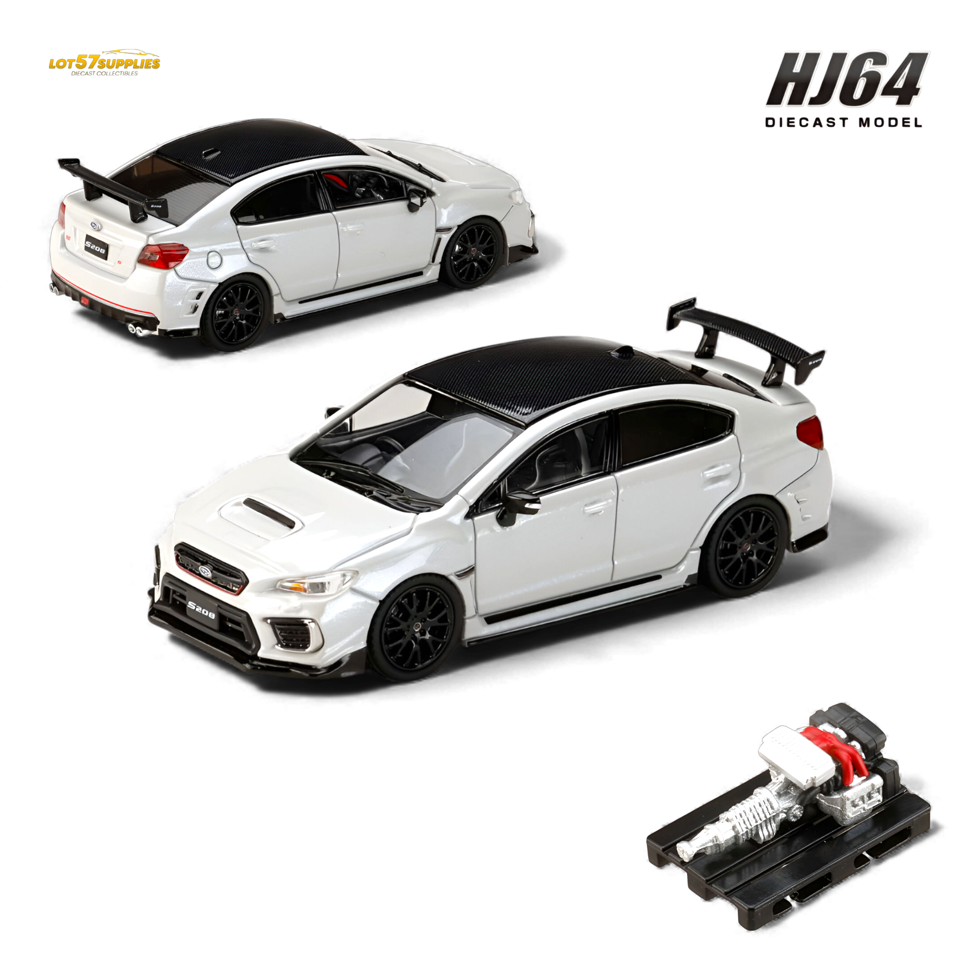 (Pre-Order) Hobby Japan Subaru S208 NBR Challenge Package 1:64