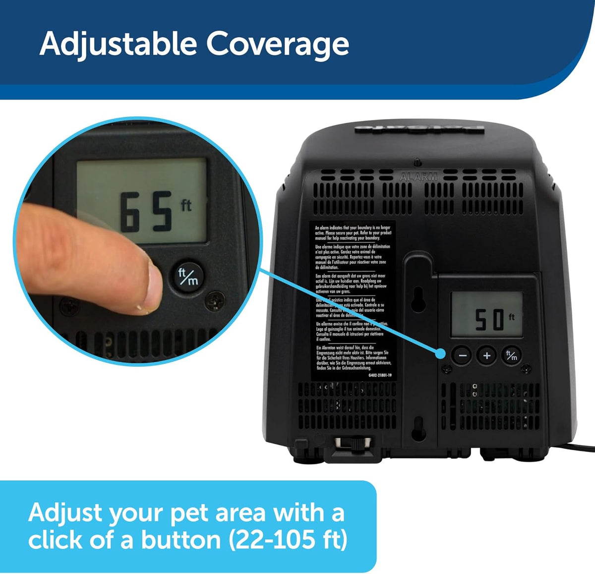 PetSafe Stay & Play Extra Wireless Fence Transmitter with LCD Display, Adds Up to 3/4 Acre Boundary