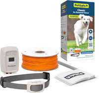 PetSafe Classic In-Ground Fence PIG00-17440 with LCD Transmitter, Rechargeable Collar, for Dogs & Cats