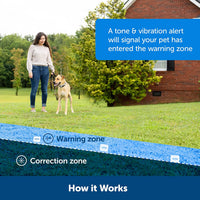 PetSafe Classic In-Ground Fence Receiver Collar, 8 Settings with Tone & Vibration, Rechargeable