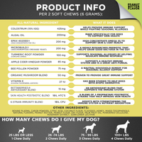 Allergy & Immune Support Chews for Dogs (Peanut Butter Flavor)