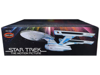 Skill 2 Model Kit U.S.S. Enterprise NCC-1701 Refit Spaceship "Star Trek: The Motion Picture" (1979) Movie 1/350 Scale Model by Polar Lights