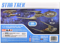 Skill 2 Snap Model Kit U.S.S. Discovery NCC-1031 Spacecraft "Star Trek: Discovery" (2017-2024) TV Series 1/2500 Scale Model by Polar Lights