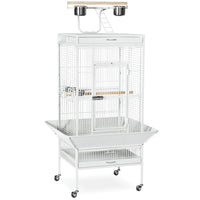 Prevue Pet Products Medium Wrought Iron Select Bird Cage 3152 in Pewter, Play Top Parrot and Cockatiel Cage