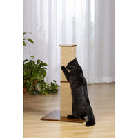 Prevue Pet Products Gemini Tall Square Scratching Post 7114, 32" with Interchangeable Two-Piece Jute Post