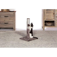 Prevue Pet Products Kitty Power Paws Play & Scratch 7151, 20.5" Jute Scratching Post with Puff Ball Toy