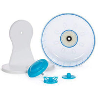 Prevue Pet Products Quiet Exercise Wheel 90017 Medium 8" Silent Spinning Wheel for Small Animals