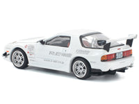 Mazda RX7 (FC3S) RE Amemiya RHD (Right Hand Drive) White 1/64 Diecast Model Car by Pop Race