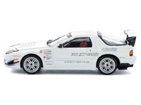 Mazda RX7 (FC3S) RE Amemiya RHD (Right Hand Drive) White 1/64 Diecast Model Car by Pop Race