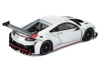 Honda NSX GT3 EVO22 Silver Metallic "Brazilian Event Exclusive" 1/64 Diecast Model Car by Pop Race