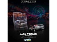 Honda Civic EG6 RHD (Right Hand Drive) Gray Metallic with Red Interior "2026 Diecast Super Con Las Vegas Event Exclusive" 1/64 Diecast Model Car by Pop Race