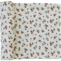 Autumn Bloom Muslin Swaddle Blanket - BIG FRENCHIES