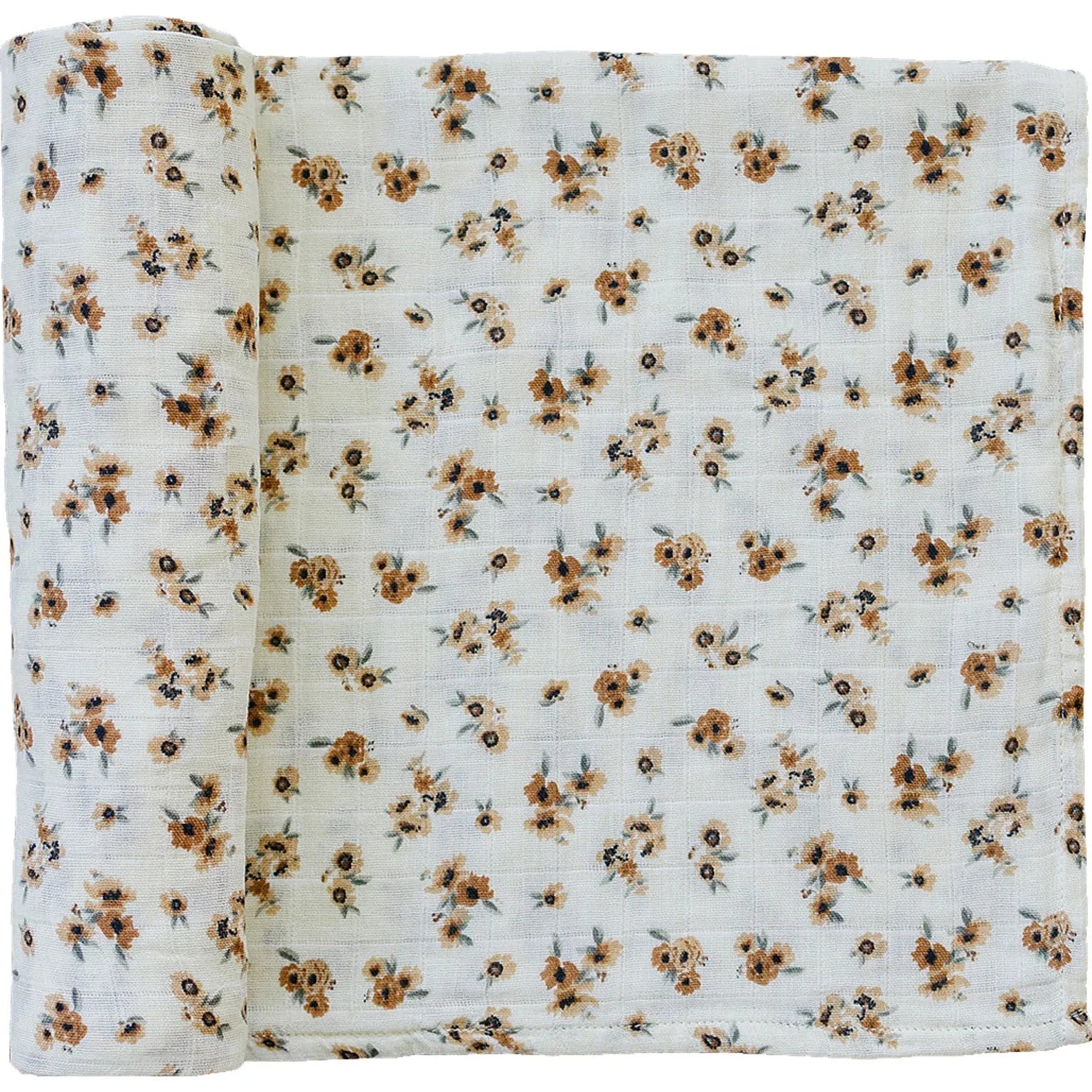 Autumn Bloom Muslin Swaddle Blanket - BIG FRENCHIES