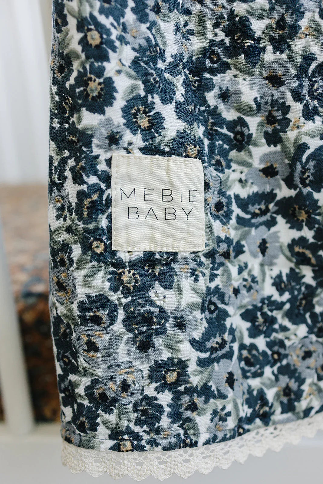 Liberty Floral + Coastal Plaid Lace Muslin Quilt - BIG FRENCHIES