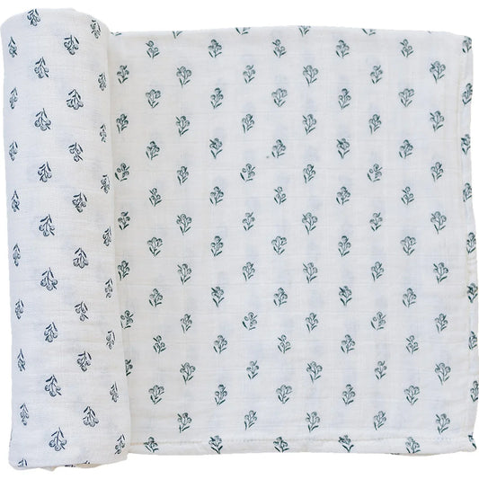 Cream Berry Muslin Swaddle Blanket - BIG FRENCHIES