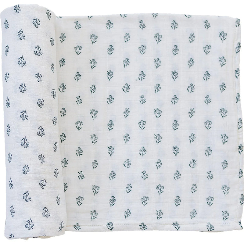 Cream Berry Muslin Swaddle Blanket - BIG FRENCHIES