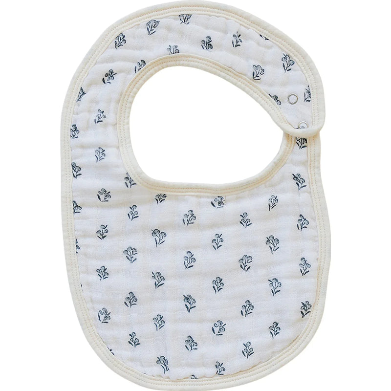 Cream Berry Classic Muslin Bib - BIG FRENCHIES