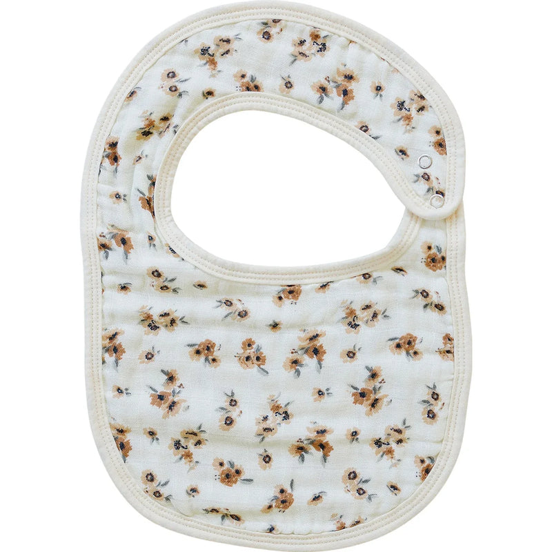 Autumn Bloom Classic Muslin Bib - BIG FRENCHIES