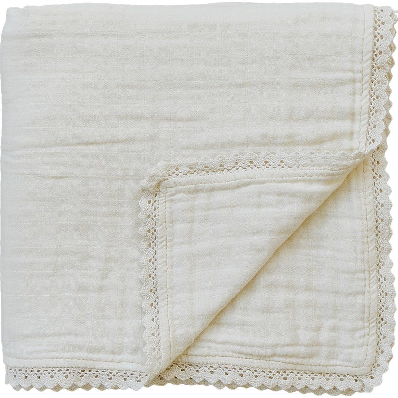 Cream Lace Muslin Quilt - BIG FRENCHIES